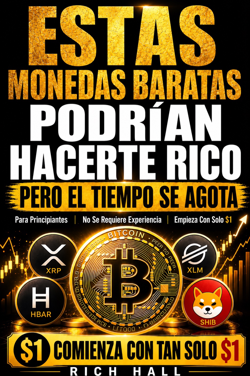 Estas Monedas Baratas Podrían Hacerte Rico... Pero el Tiempo Se Agota — Guía para Principiantes sobre Criptomonedas de Bajo Costo by Rich Hall